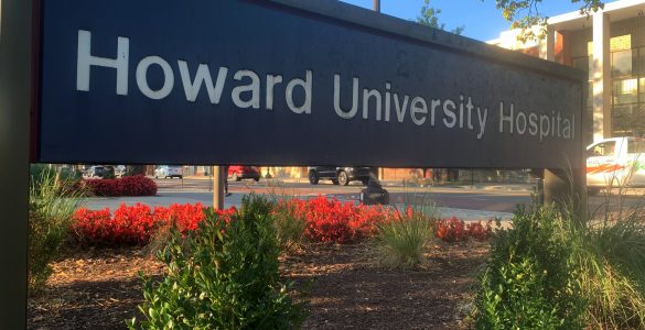 picture of Howard University Hospital sign